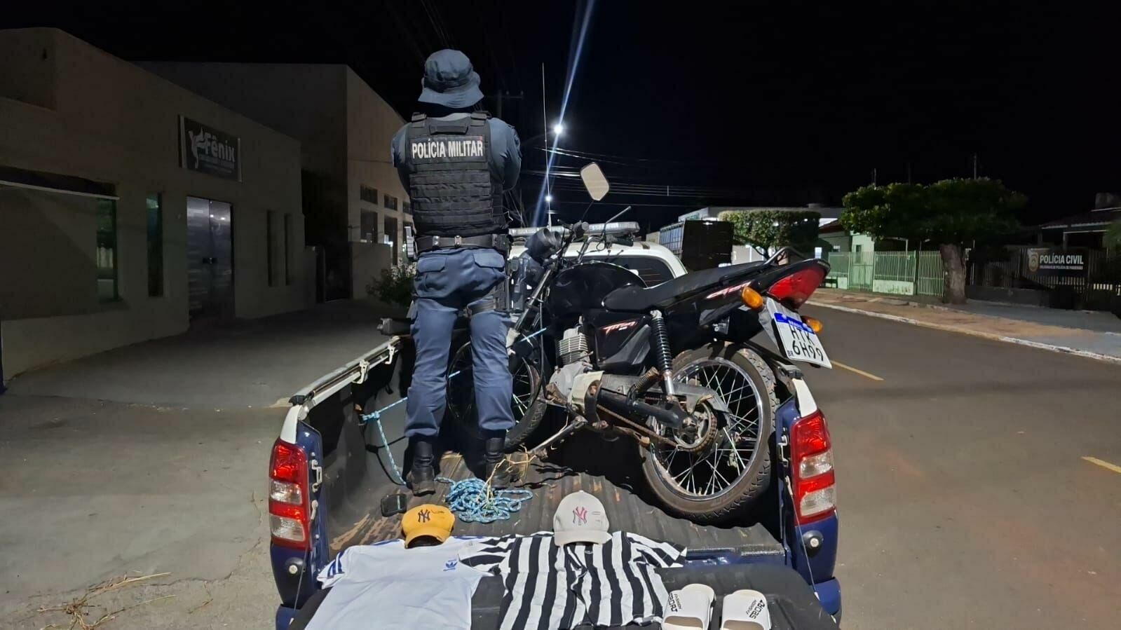 Imagem de compartilhamento para o artigo PM de Costa Rica recupera cinco motocicletas furtadas nos últimos dias de 2023 da MS Todo dia